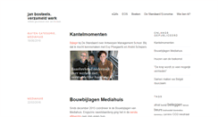Desktop Screenshot of janbosteels.be